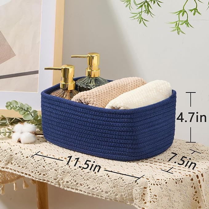 MiniArk Small Storage Baskets for Organizing | Closet Organizer Bins | Shelf - Image 3