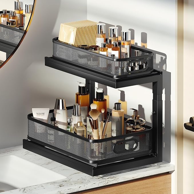 2-Pack Under Sink Storage Organizer - Image 5