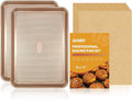 Baking pans Set, 2 Sheet Pans and 250 unbleached Sheets of Parchment Paper by Unknown
