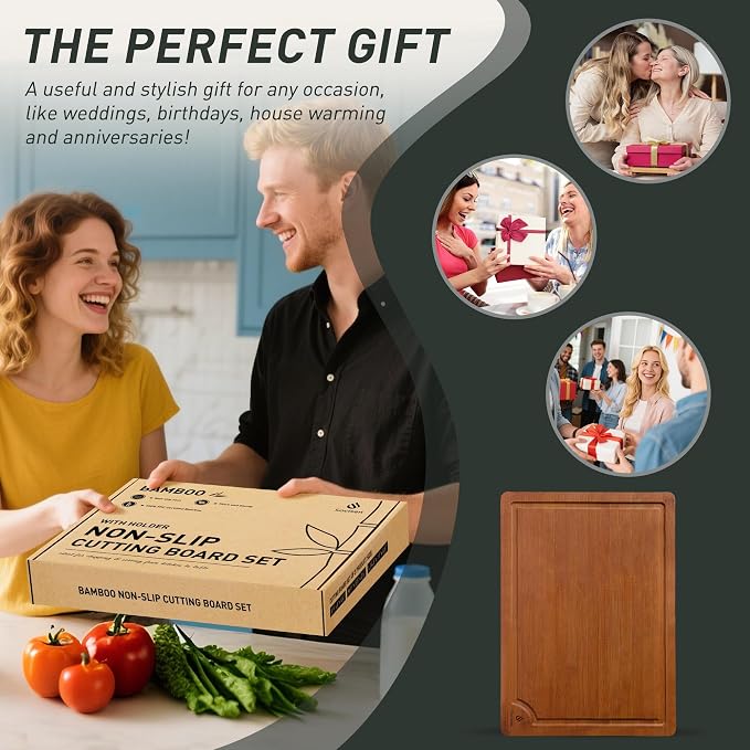 Extra Large Bamboo Cutting Board - Image 7