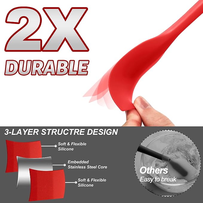 Anaeat Silicone Spatula Set of 5 - Image 4