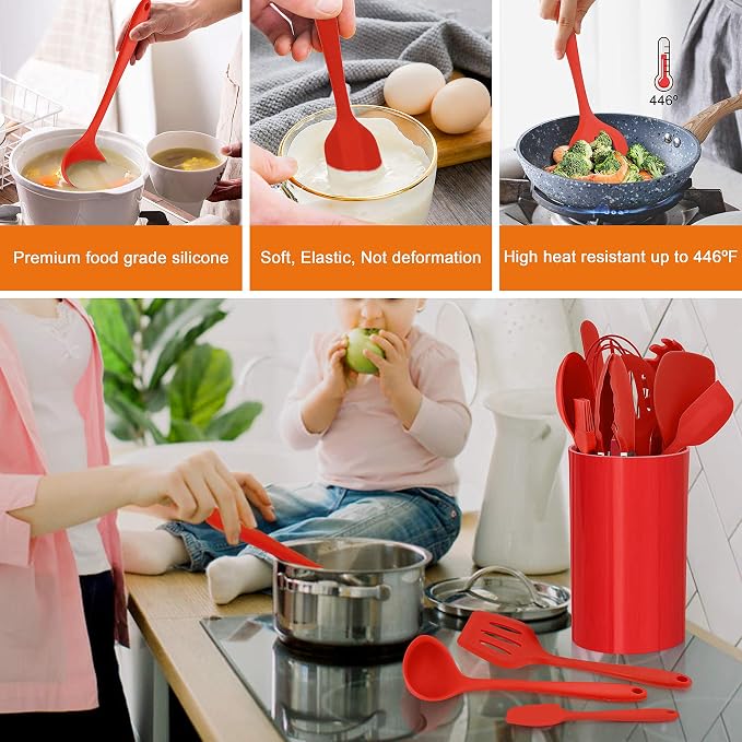 LIANYU 14 Pcs Cooking Utensils Set - Image 3
