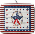 Giwawa Patriotic Stars Dish Drying Mat 4th of July America Star Wreath Dish by Giwawa