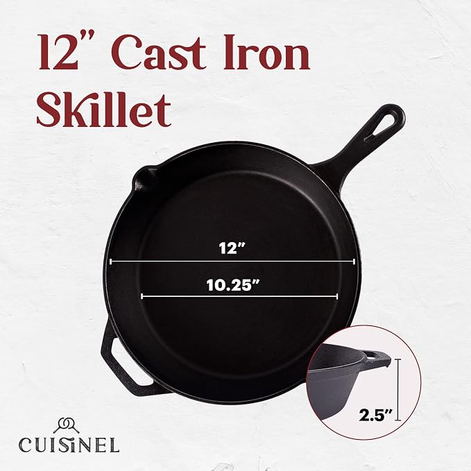 Cuisinel Cast Iron Skillet - Image 4