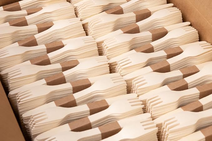 Disposable Wooden Cutlery Set - Image 7