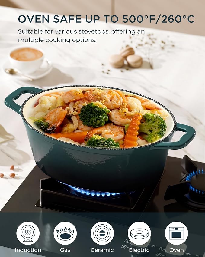Enameled Cast Iron Dutch Oven - Image 6