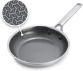 GreenPan Hybrid 8” Nonstick Stainless Steel Frying Pan, APEX Tri-Ply Thermobond by GreenPan