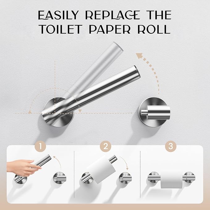 Day Moon™ - Toilet Paper Holder - Modern Roll Holder - Image 3