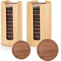 2 Pack Mason Jar Lid Organizer Bamboo Ball Jar Wooden Storage Accessories by AFOROEOA