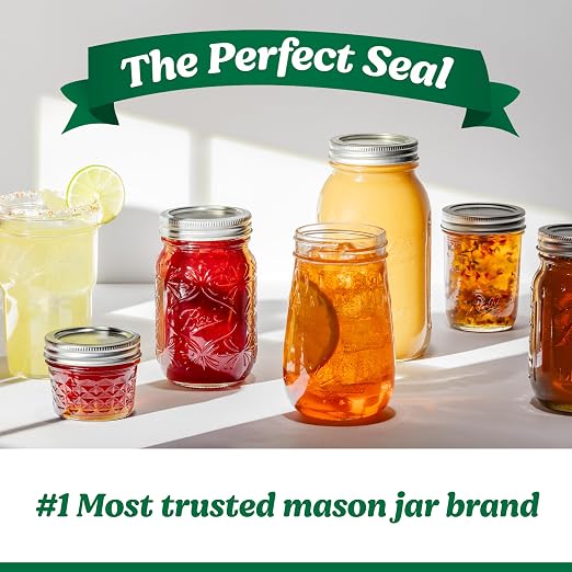 Ball Glass Mason Jars Regular Mouth 16oz - Image 9