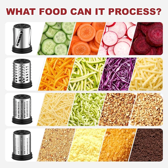 Stainless Steel Slicer Shredder Attachment - Image 2