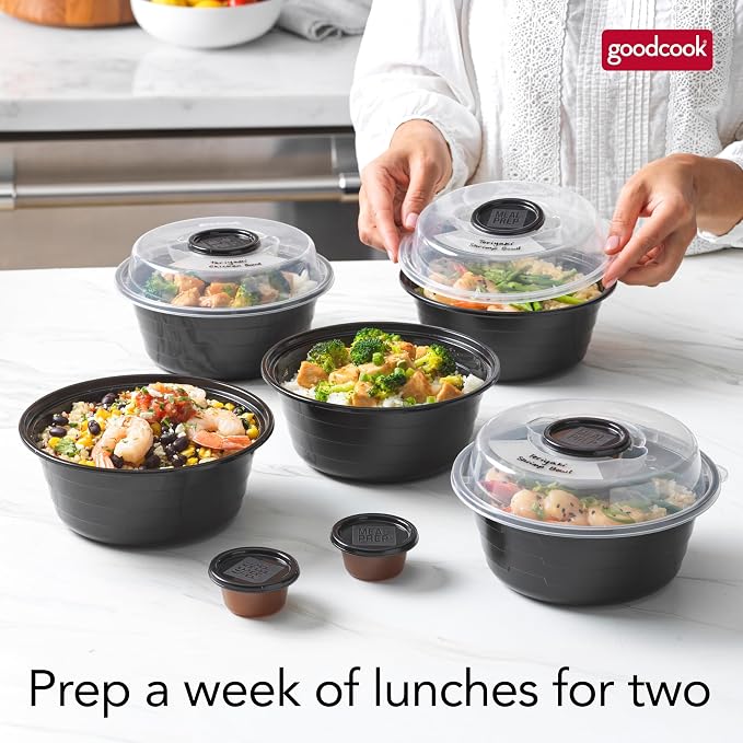 GoodCook 4-Cup Meal Prep Bowls Set - Image 4