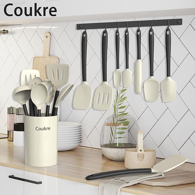 Coukre Silicone Kitchen Cooking Utensils Set - Image 6