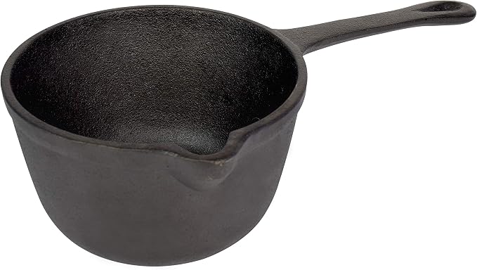Jim Beam JB0204 Pre-Seasoned Heavy Duty Construction Cast Iron Basting Pot by Jim+Beam