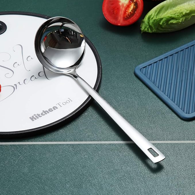 Stainless Steel Ladle, Berglander Soup Ladle, Cooking Ladle, Kitchen Ladle - Image 3