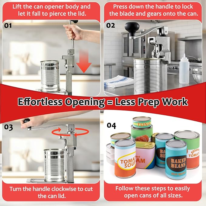 Commercial Manual Can Opener Heavy Duty - Image 7