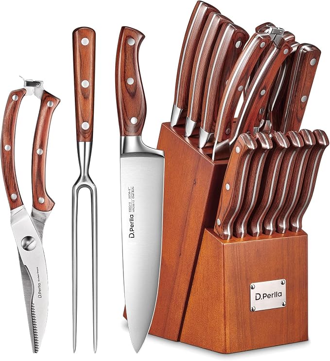 Kitchen Knife Set, Knife Block Set by DPerlla