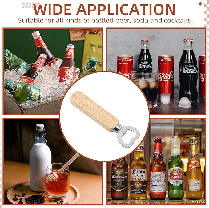 100 Pcs Wooden Bottle Opener - Image 7
