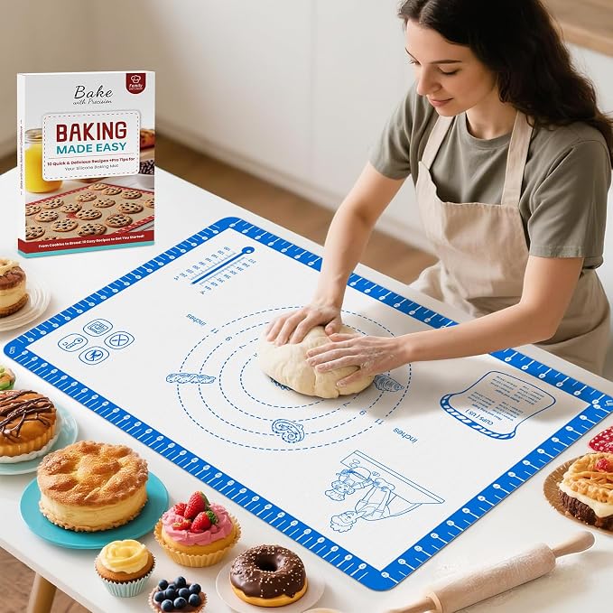 Silicone Baking Mat with 10 Useful Recipes, Silicone Mat by Bredominant