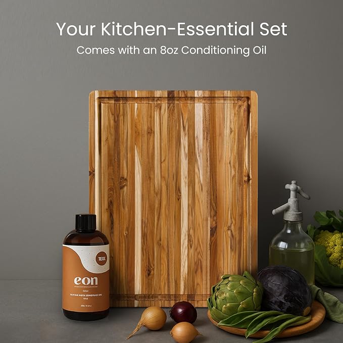 Teakhaus Carving Board and Cutting Board Oil Set - Image 2