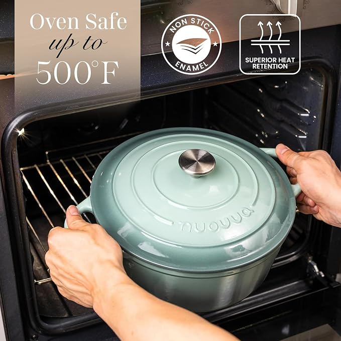 Nuovva Enamelled Cast Iron Dutch Oven Pot - Image 5