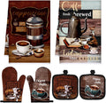 Jingmore 6 Pcs Kitchen Decor Set Accessorie Farmhouse Kitchen Towels Pot by Jingmore