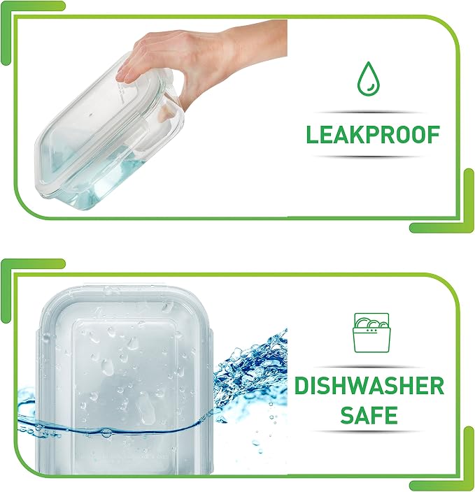 Prep Naturals Glass Meal Prep Containers - Image 5