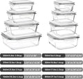 Vtopmart 8 Pack Glass Food Storage Containers - Image 2