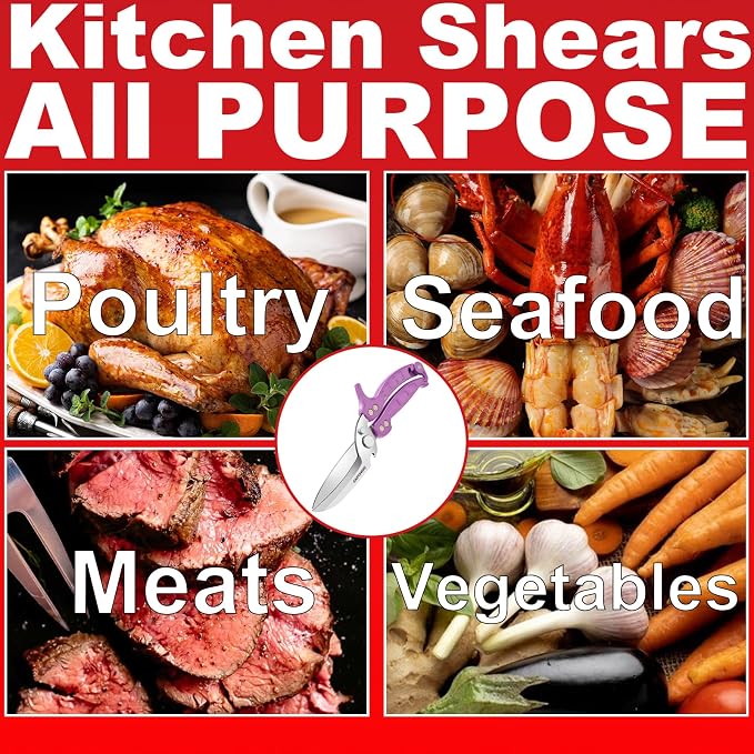 Heavy Duty Poultry Shears, Kitchen Shears - Image 4