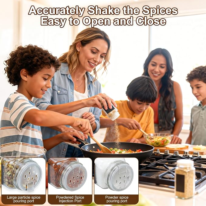 Glass Spice Jars with Label - Image 5