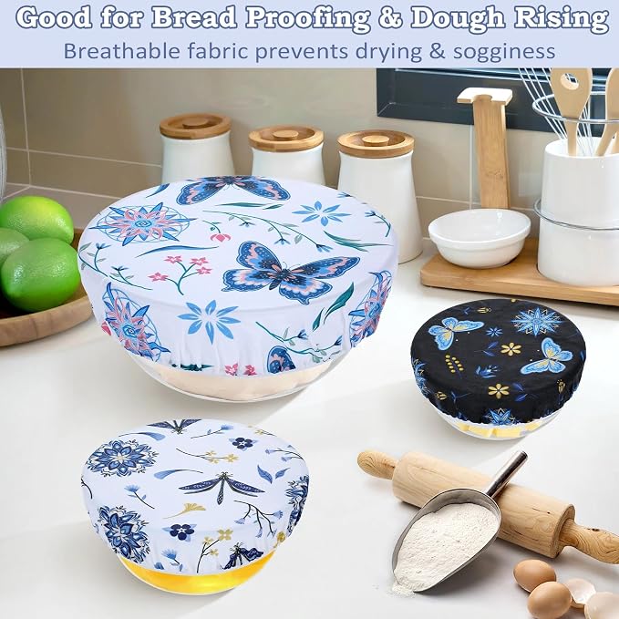 5-Size Reusable Beeswax Bowl Covers - Image 4