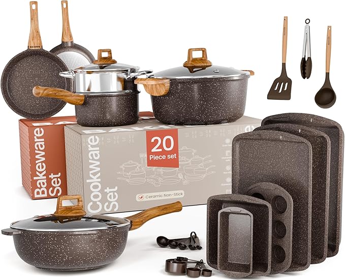 Bakken Master 20 Piece Cookware Set by BAKK%C3%8BNMASTER