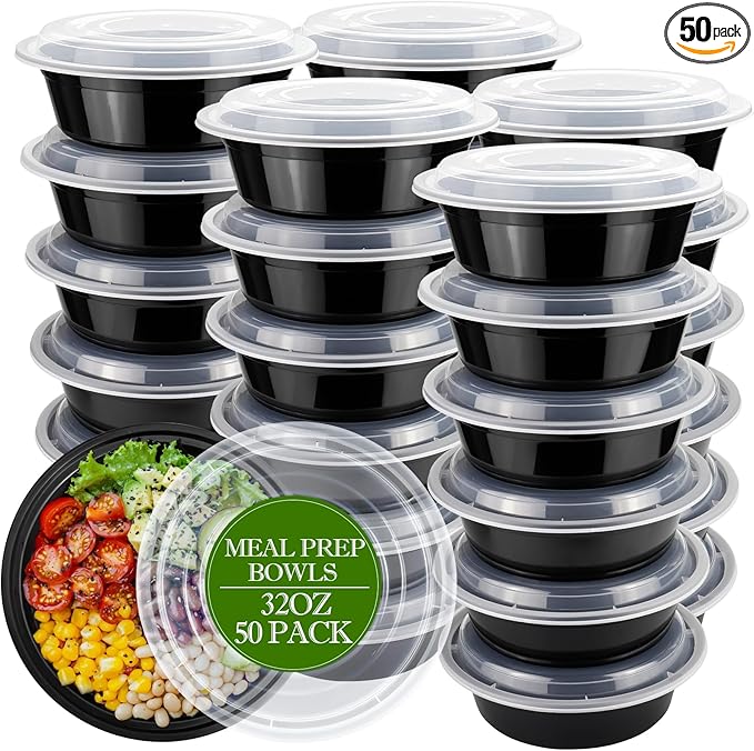 Meal Prep Containers Reusable 32oz by RANLITTLE