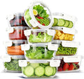 12 Pack Glass Lunch Meal Prep Containers by Bestfull