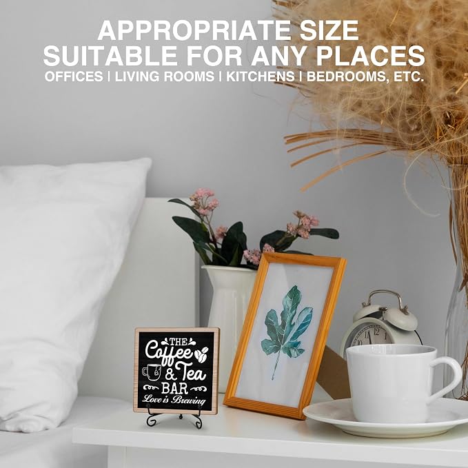 Coffee & Tea Bar Decor Signs & Table Decor, Tea Station Accessories, Themed - Image 4