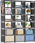 Mavivegue Book Shelf, 18 Cube Storage Organizer, DIY Bookcase, Metal Cube by Mavivegue