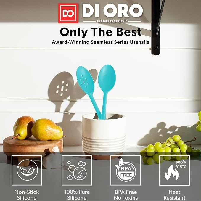 DI ORO Silicone Cooking Spoons - Image 2