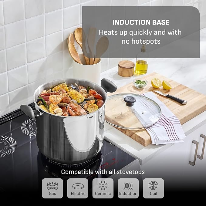 T-fal Specialty Stainless Steel 20-Quart Stock Pot - Image 4