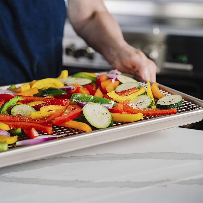 Ultra Cuisine Wire Rack Baking Sheet Pan Set - Image 8