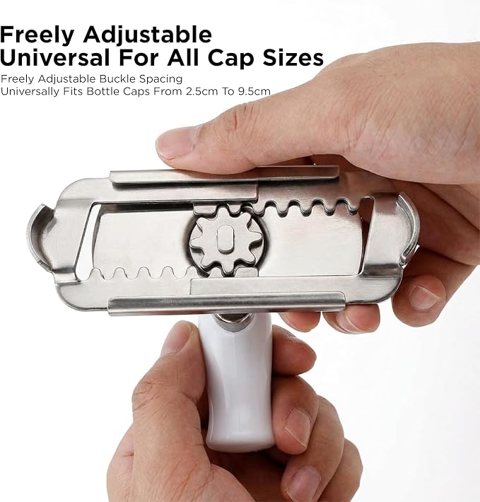 2Pcs Adjustable Jar Opener, Stainless Steel Labor-Saving Can Opener - Image 2