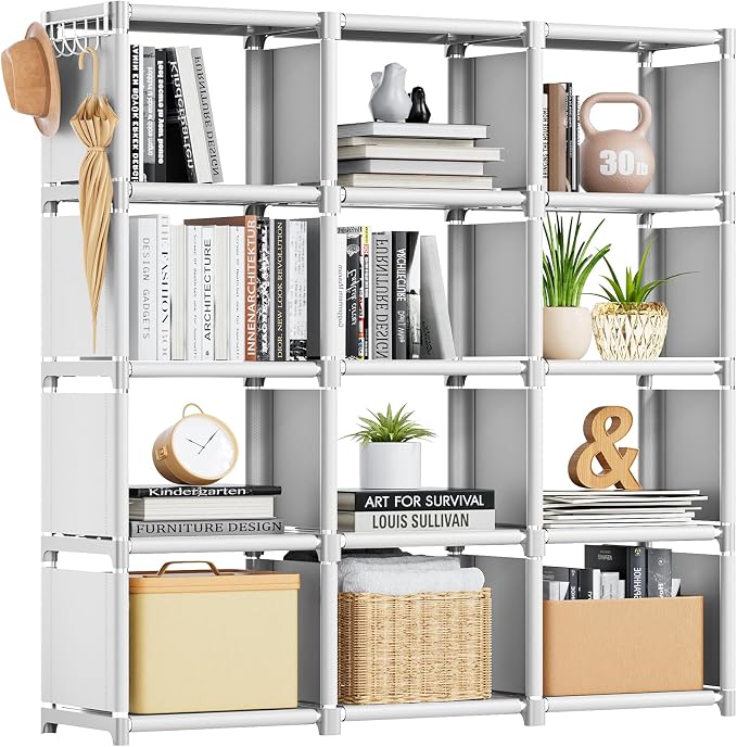 Mavivegue Book Shelf, 12 Cube Storage Organizer, Closet Storage Organizer by Mavivegue