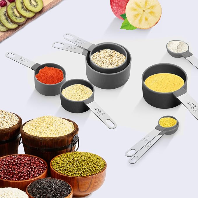 Measuring Cups Set Measuring Spoons Set, Nesting Measure Cups - Image 6