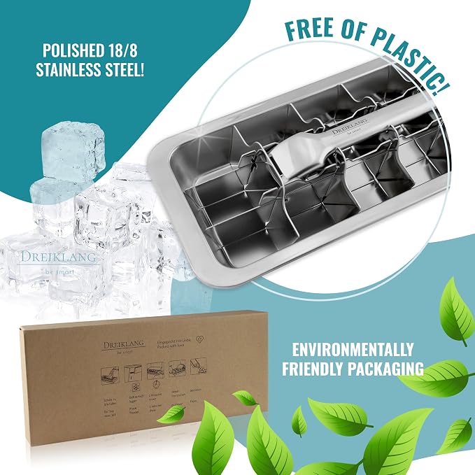 Stainless Steel Polished Ice Cube Tray - Image 4