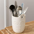 5.75" Utensil Holder for Kitchen Counter, Cute Nordic Minimalist Style Cooking by Jemirry