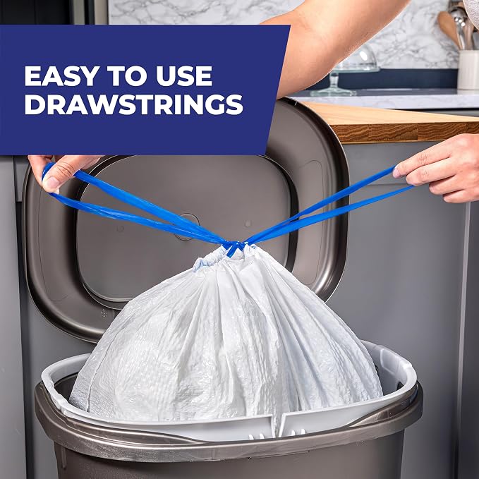 Hefty Ultra Strong 13 Gallon Trash Bags, Tall Kitchen Trash Bags 13 Gallon Size - Image 5