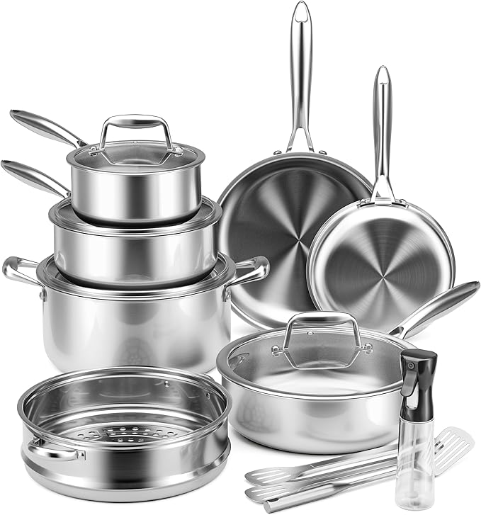 Stainless Steel Cookware Set by VONIKI