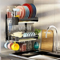 Hanging Wall Mounted Dish Drying Rack by Besamery