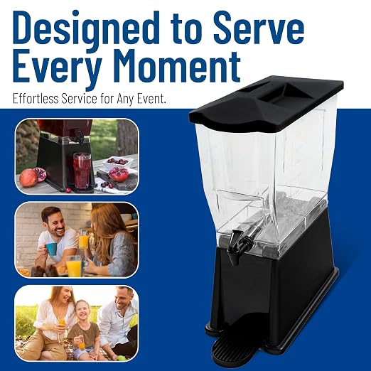 Carlisle FoodService Products Trimline Rectangular Beverage Dispenser Drink - Image 6