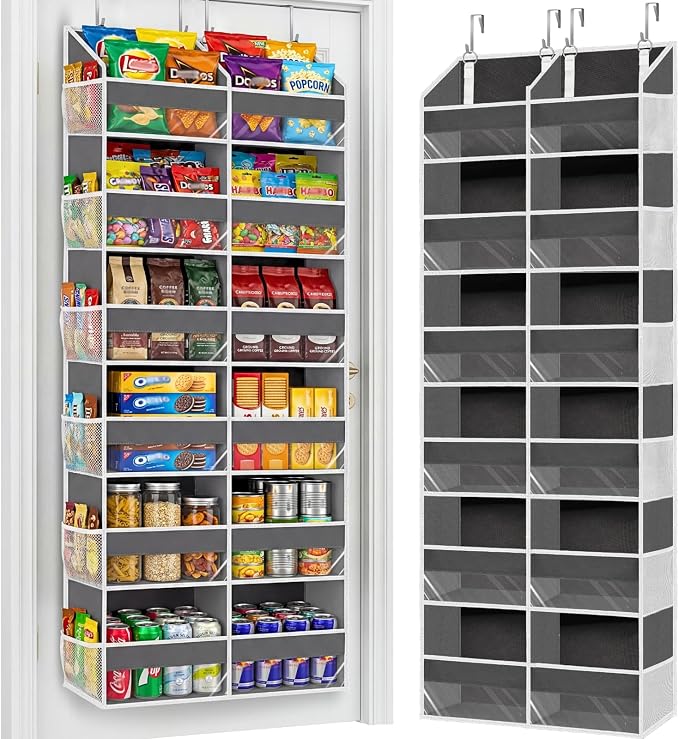 Over the Door Organizer 6 Tiers, Extra Large Behind Door Storage of 12 by Ofiray-home