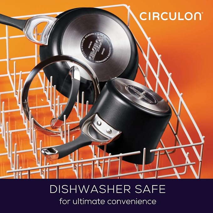 Circulon Symmetry Hard Anodized Nonstick Induction Frying Pan Twin Pack - Image 7